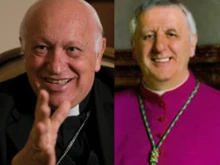 Bishops Ricardo Ezzati Andrello and Giuseppe Versaldi.