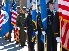 Emergency responders at the Blue Mass for D.C.