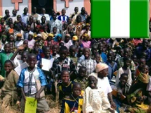 Nigerians gathered at a Sunday school in Kontagora. 