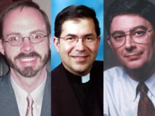 John Allen, Fr. Frank Pavone and George Weigel (L to R)