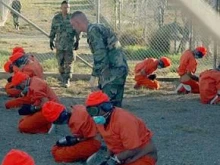 Prisoners at Guantanamo Bay 