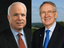 Senators John McCain (R-Ariz.) and Harry Reid (D-Nevada)