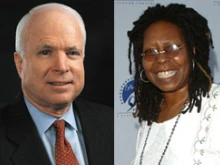 Sen. John McCain / Whoopi Goldberg