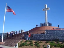 The Mt. Soledad veteran's memorial 