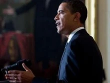 President Barack Obama at a meeting of the  Forum on Health Reform. Official White House photo. 