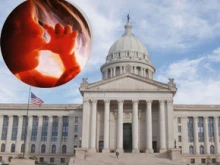 The Oklahoma state capitol building