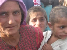 Flood victims in Quetta, Pakistan. 