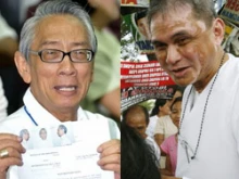 Archbishop Oscar Cruz/ Suspended priest Eddie Panlilio 