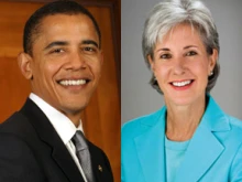 President Barack Obama / Gov. Kathleen Sebelius