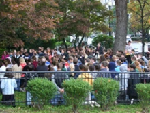 Student from Christendom College pray at the Planned Parenthood near the White House