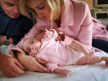 Terry and Kylie Bowlen with their daughter Leah (Photo: The Age)