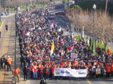 Participants in the West Coast Walk for Life