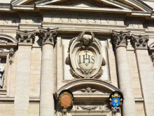 The Church of the Gesu, the mother church of the Society of Jesus, Rome. 