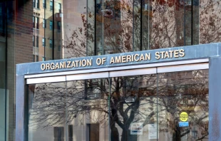 Entrance of The Organization of American States (OAS or OEA) in Washington, D.C.   JHVEPhoto/Shutterstock