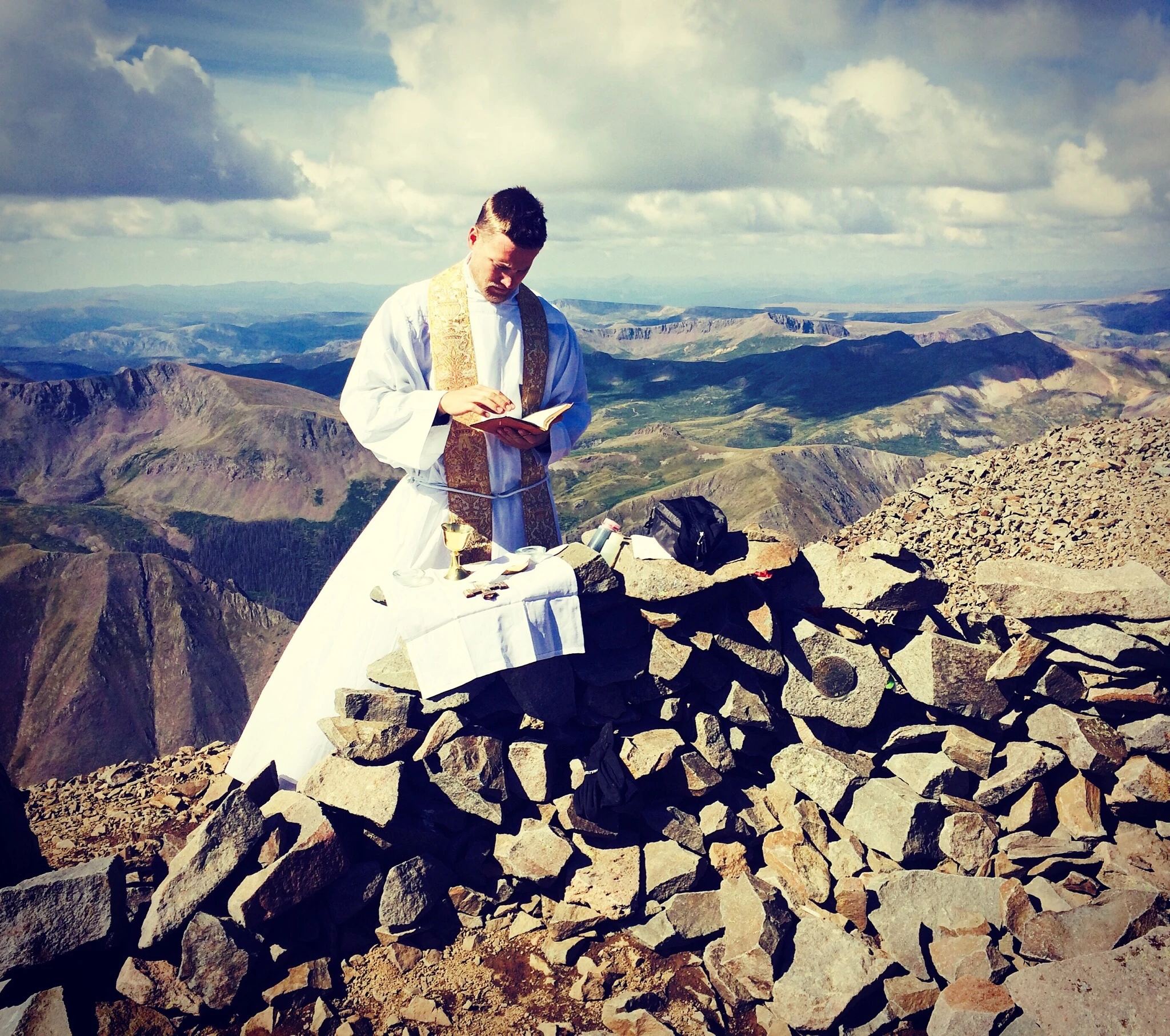 Catholic priest has celebrated Mass atop all of Colorado’s 14ers