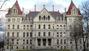 The New York State Capitol in Albany, New York.