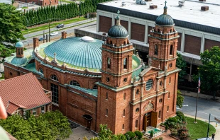 The exterior of the Basilica of St. Lawrence in Asheville, North Carolina. Credit: Zak Rutherford