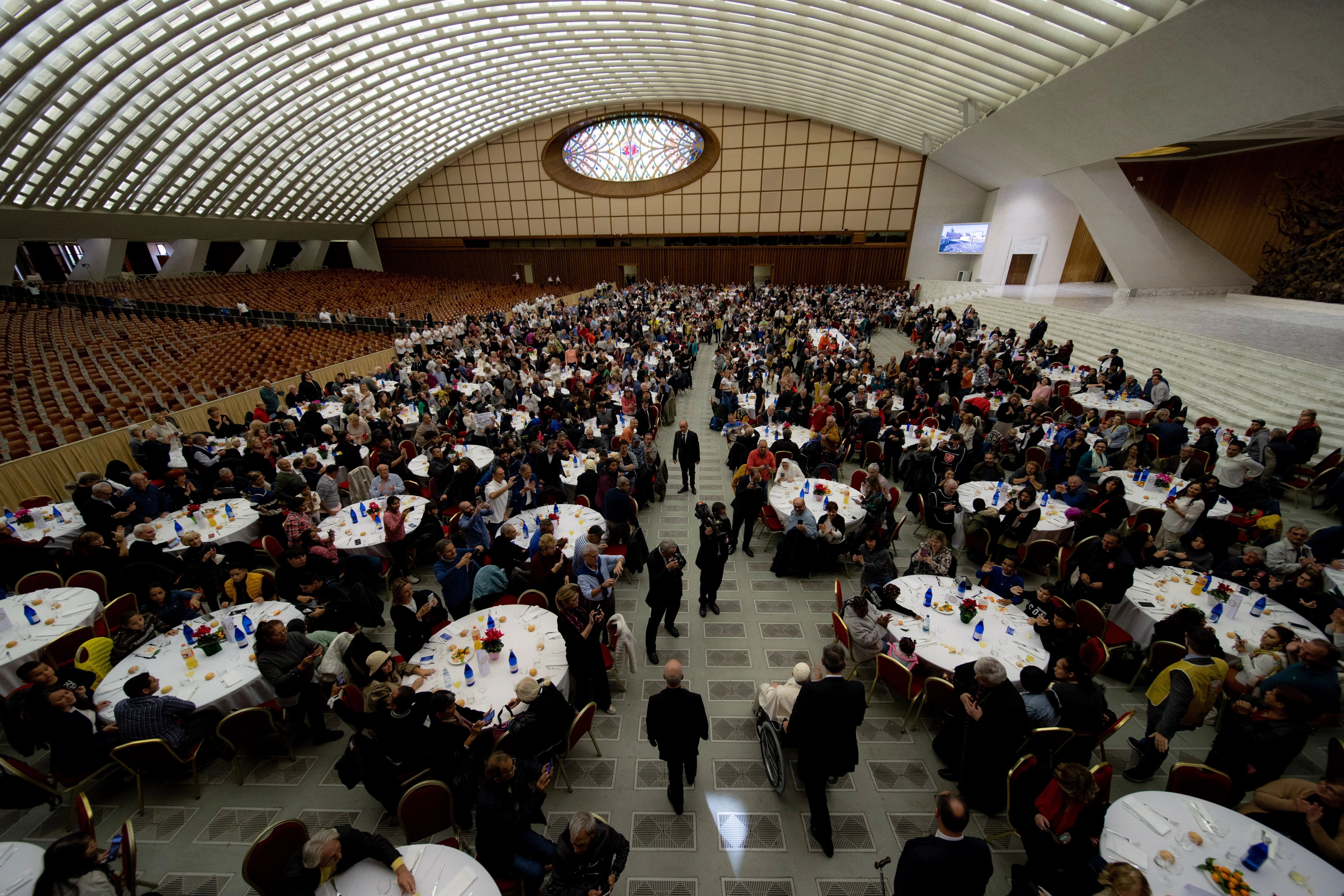 Pope Francis Shares Meal With The Poor | Catholic News Agency