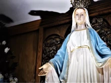 Our Lady of Champion statue at the national shrine in Champion, Wisconsin.