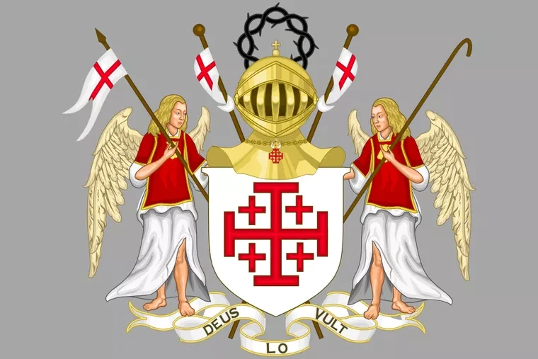 Coat of arms of the Order of the Holy Sepulcher.?w=200&h=150