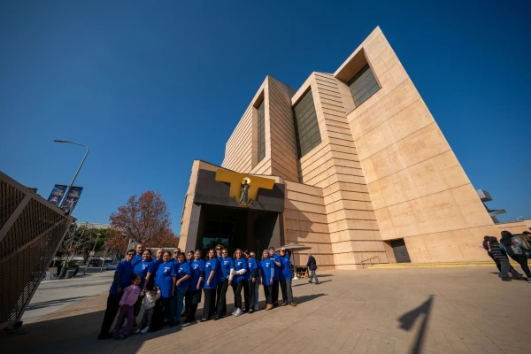 This year's OneLife LA on Jan. 18, 2025, was moved to the Cathedral of Our Lady of the Angels in downtown L.A. due to unhealthy air caused by the region’s wildfires and the acute need of police in other parts of the city. Credit: Photo courtesy of the Archdiocese of Los Angeles