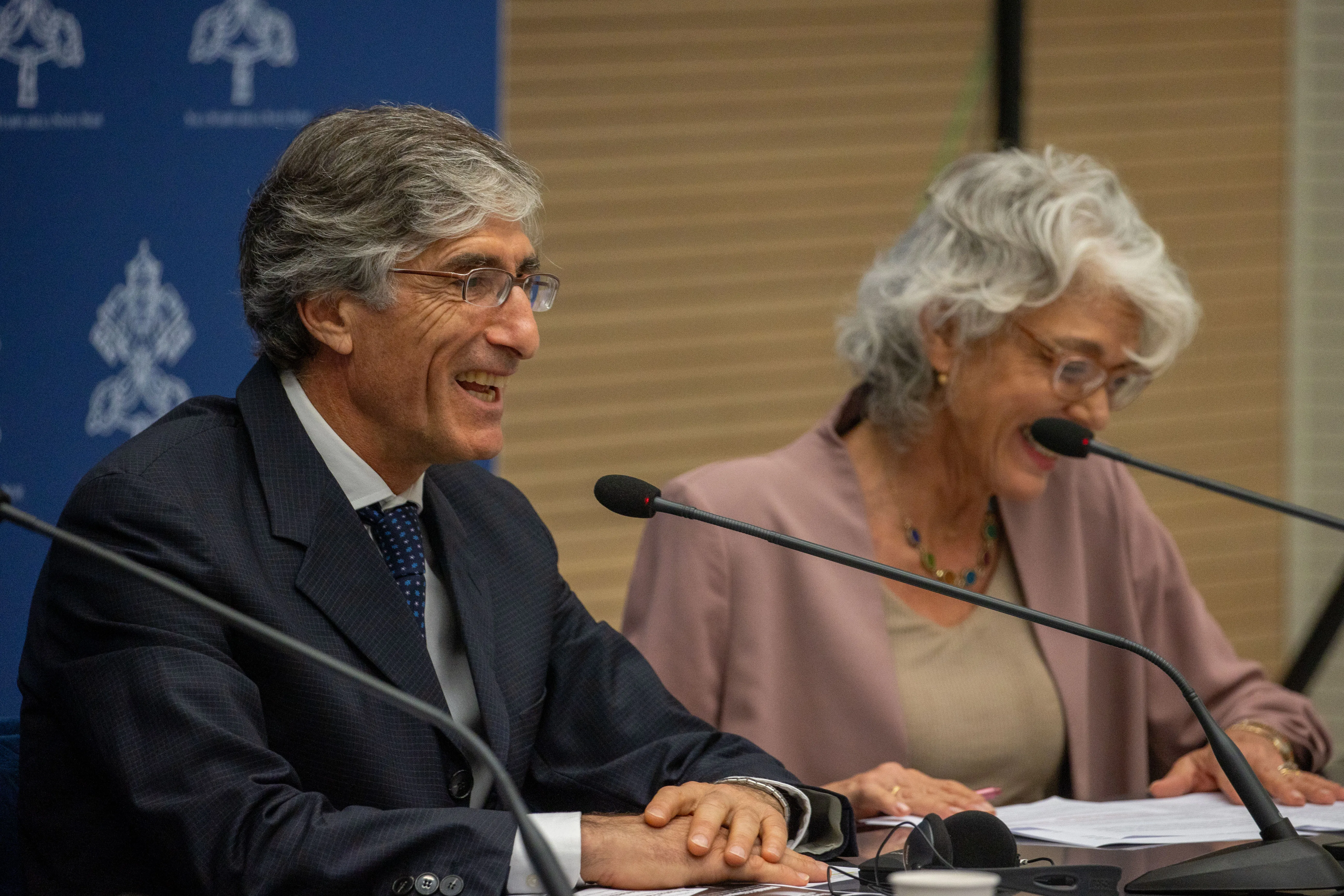 Massimo Bianchi and Cristiane Murray address attendees at a June 11, 2024, Vatican press conference regarding the upcoming Vatican Observatory conference to take place June 17–24, 2024.?w=200&h=150