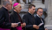 Rome Bishop Baldassare Reina presides at the closing of the diocesan phase of the investigation into the life and virtues of Chiara Corbella Petrillo in Rome on Friday, June 21, 2024.