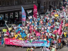 Thousands of people from across Italy braved the summer heat to join the national Demonstration for Life in Rome on the afternoon of June 22, 2024.