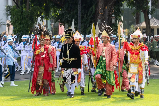 2 - Official welcome ceremony for Pope Francis at the presidential Merdeka Palace in Jakarta, Indonesia, Sep. 4, 2024