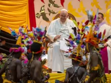 Pope Francis visits the Caritas Technical Secondary School in Port Moresby, Papua New Guinea, Sept. 7, 2024.