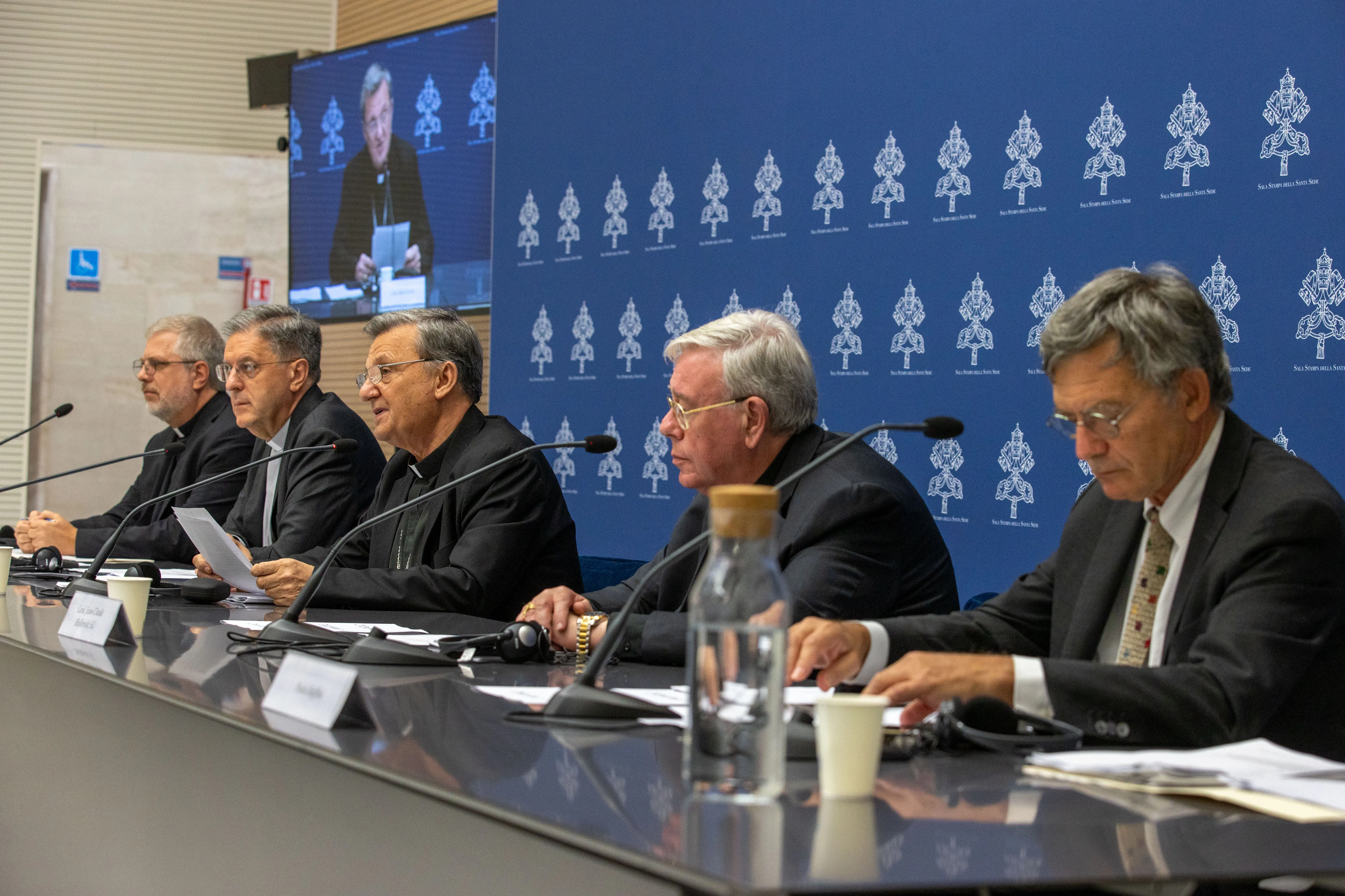 Organizers discuss the upcoming second session of the Synod on Synodality at a press conference at the Holy See Press Office on Monday, Sept. 16, 2024.?w=200&h=150