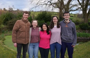 Young people at Holy Family Mission in County Waterford, Ireland. Credit: Courtney Mares/CNA