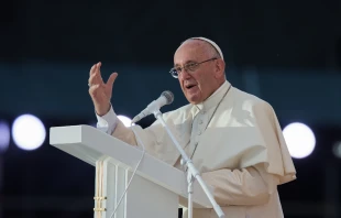 Pope Francis, pictured on July 30, 2016. Mazur/catholicnews.org.uk.