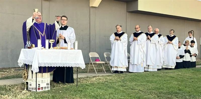 Wichita Bishop Carl Kemme celebrates that diocese's annual "Mass for Life" in October 2022.?w=200&h=150