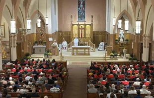 A confirmation Mass is held at St. Mary Parish on Saturday, Sept. 21, 2024, in Franklin, Massachusetts. Credit: St. Mary Parish