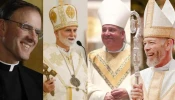 Left to right: Father Timothy Gallagher, Archbishop Borys Gudziak, Archbishop Nelson Perez, Archbishop Alexander Sample.