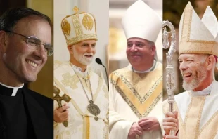 Left to right: Father Timothy Gallagher, Archbishop Borys Gudziak, Archbishop Nelson Perez, Archbishop Alexander Sample. Credit: SOCA