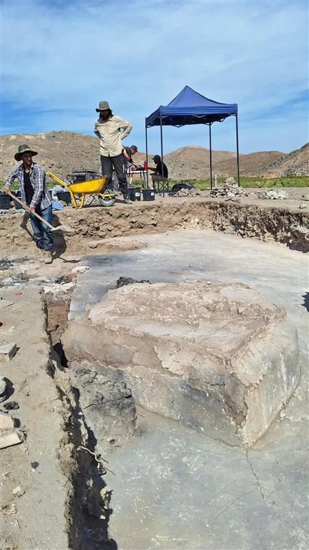 Excavations in the ancient ruins of a church recently discovered in Armenia, the oldest Christian nation in the world. Credit: AGAP