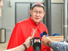 Cardinal Tagle at the beatification of Pauline Jaricot in Lyon, France, on May 22, 2022.