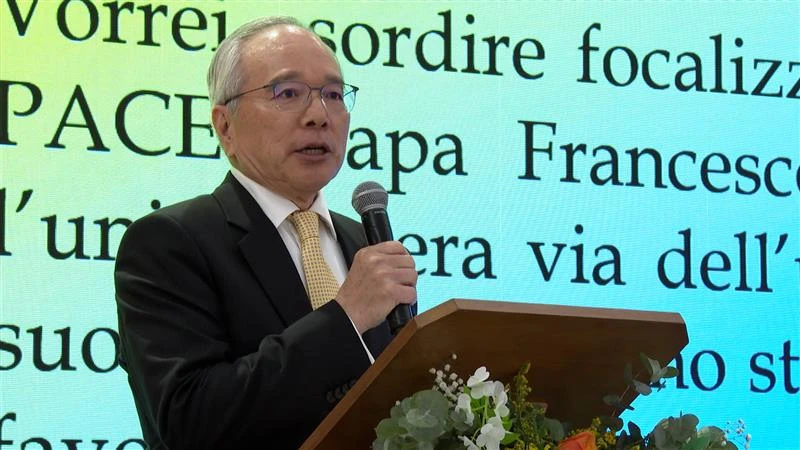 Taiwan’s ambassador to Vatican highlights partnership in charity and peace