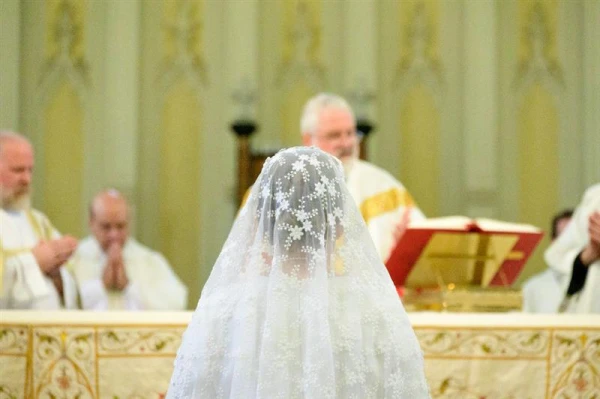 Holly Garnett was initiated into the Military Ordinariate of Canada as a consecrated virgin. Credit: Photo courtesy of Holly Garnett