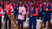 Believers gather at the Namugongo Shrine for the Martyrs’ Day Pilgrimage on June 3, 2024, in Uganda. The Catholic population in Africa surpassed 272.4 million people in 2022 after seeing a rise of more than 7.3 million people — the largest increase of any continent, according to Vatican statistics released in October 2024.