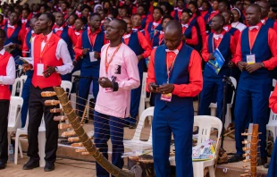 Believers gather at the Namugongo Shrine for the Martyrs’ Day Pilgrimage on June 3, 2024, in Uganda. The Catholic population in Africa surpassed 272.4 million people in 2022 after seeing a rise of more than 7.3 million people — the largest increase of any continent, according to Vatican statistics released in October 2024. Credit: ACI Africa