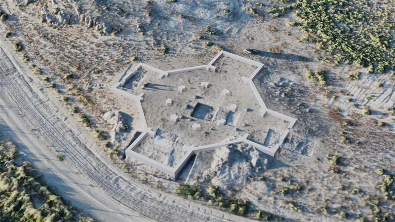 A reconstruction of an ancient church recently discovered in Armenia. The newly discovered church measures about 100 feet across and is shaped like an octagon with “cruciform annexes oriented east-west and north-south,” according to Achim Lictenberger, who noted the discovery of a similar structure from a slightly later period found in Abchazia (Sebastopol).?w=200&h=150