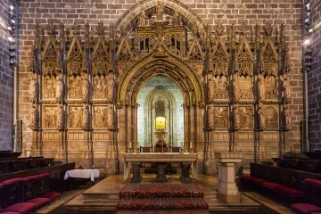 The chapel of the Holy Chalice in the cathedral of Valencia.