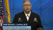 Admiral Rachel Levine, Department of Health and Human Services assistant secretary for health, announces new transgender guidelines.