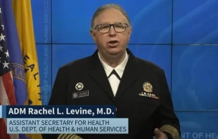 Admiral Rachel Levine, Department of Health and Human Services assistant secretary for health, announces new transgender guidelines. Credit: HHSGov Internal YouTube channel