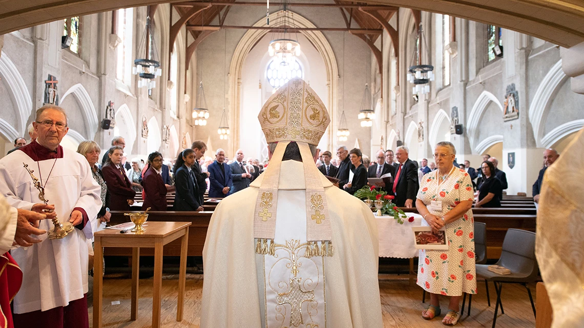 Archbishop Mark O’Toole was installed as the eighth archbishop of Cardiff in St. David’s Cathedral, Cardiff, Wales, in June 2022.?w=200&h=150