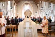 Installation of Archbishop Mark O’Toole as the eight Archbishop of Cardiff in St David’s Cathedral, Cardiff, Wales, in June 2022.