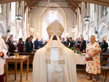 Archbishop Mark O’Toole was installed as the eighth archbishop of Cardiff in St. David’s Cathedral, Cardiff, Wales, in June 2022.